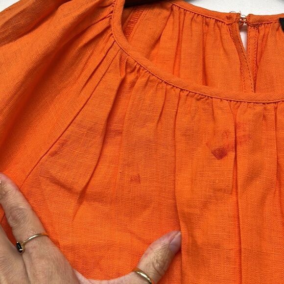 J.Crew Palermo smocked-waist mini dress in linen* - Picture 7 of 9